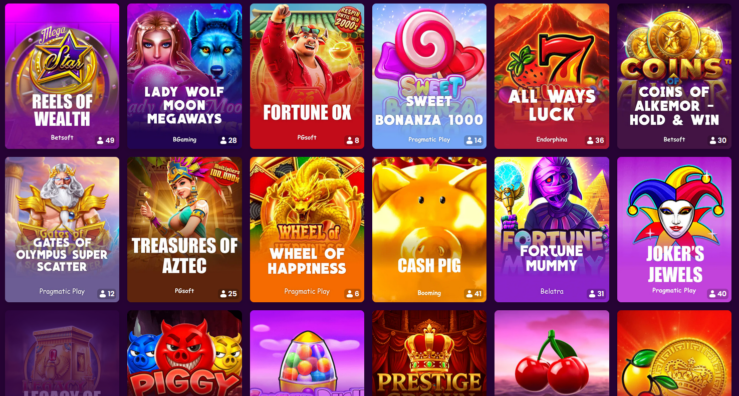 Слоти Trustdice casino — каталог автоматів із фільтрами та підбірками популярних ігор